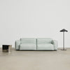 Sofa Mags soft low fra Hay i skinn Sense, farge Eucalyptus (prisgruppe 6)