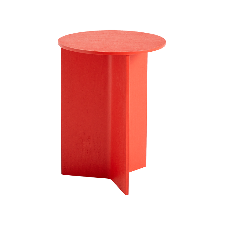Slit Table High Wood fra Hay i fargen Candy red. 