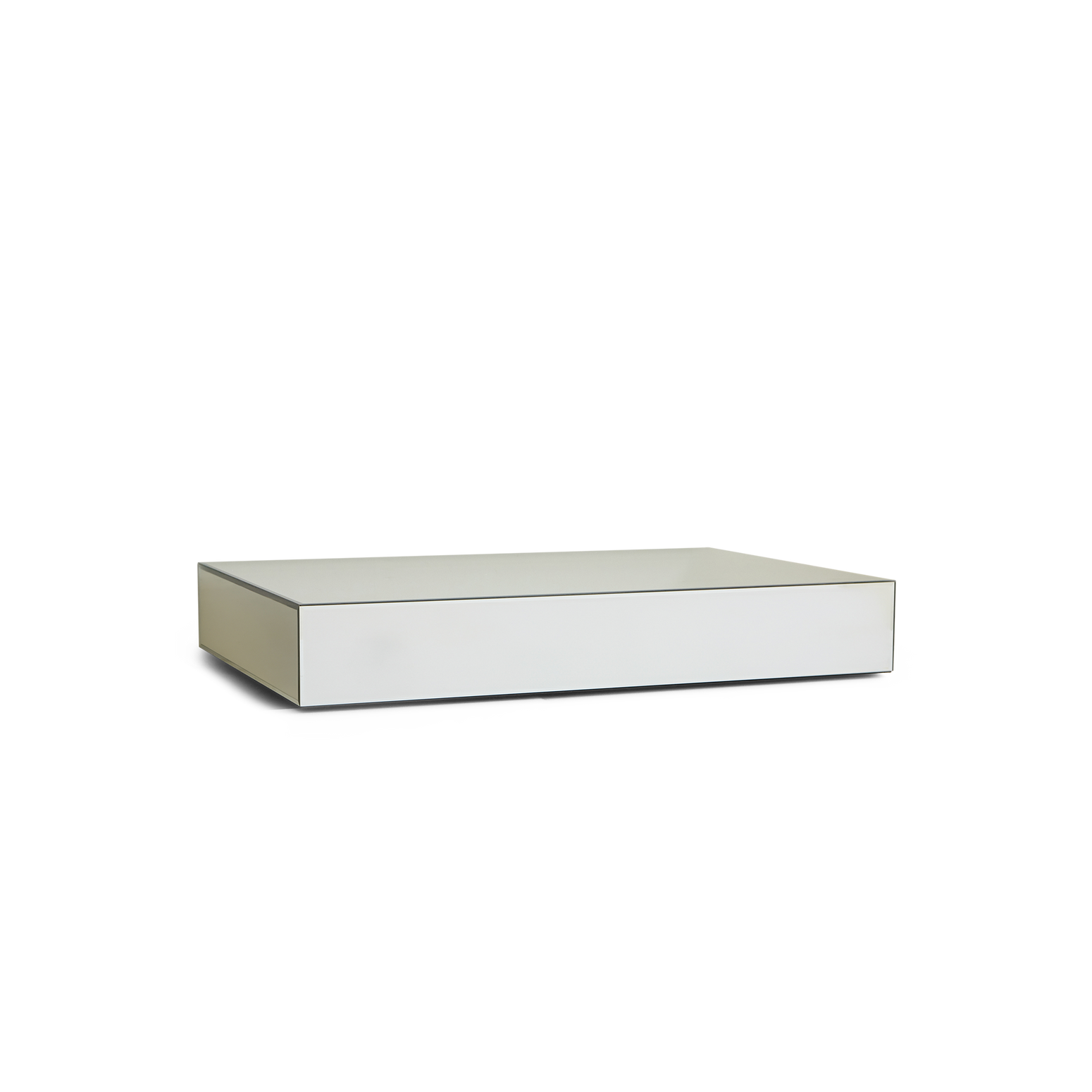 Sofabord i speilglass Mirror Block Coffee Table fra Hk Living, farge Clear i 80x120 cm.