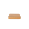 Sofabord i speilglass Mirror Block Coffee Table fra Hk Living, farge Smokey Brown i 80x55 cm.