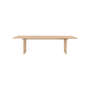 Spisebordet Private Dining Table fra Gubi i lys eik i 100x260 cm.