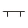 Spisebordet Private Dining Table fra Gubi i brunsvart ask i 100x320 cm.