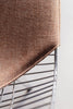 Eames Wire Chair DKR-2 krom med bikini-polstring Hopsak (88 Cognac Ivory) fra Vitra