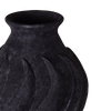 Stor Vase Swirl i Black/ Sort fra Dusty Deco.