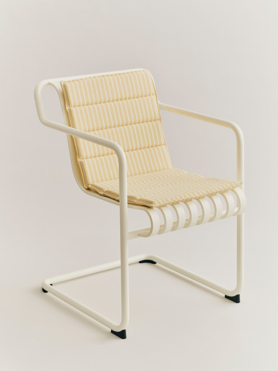 Gulstripet rygg- og sittepute 82 x 40 / Yellow bold stripe fra Hay