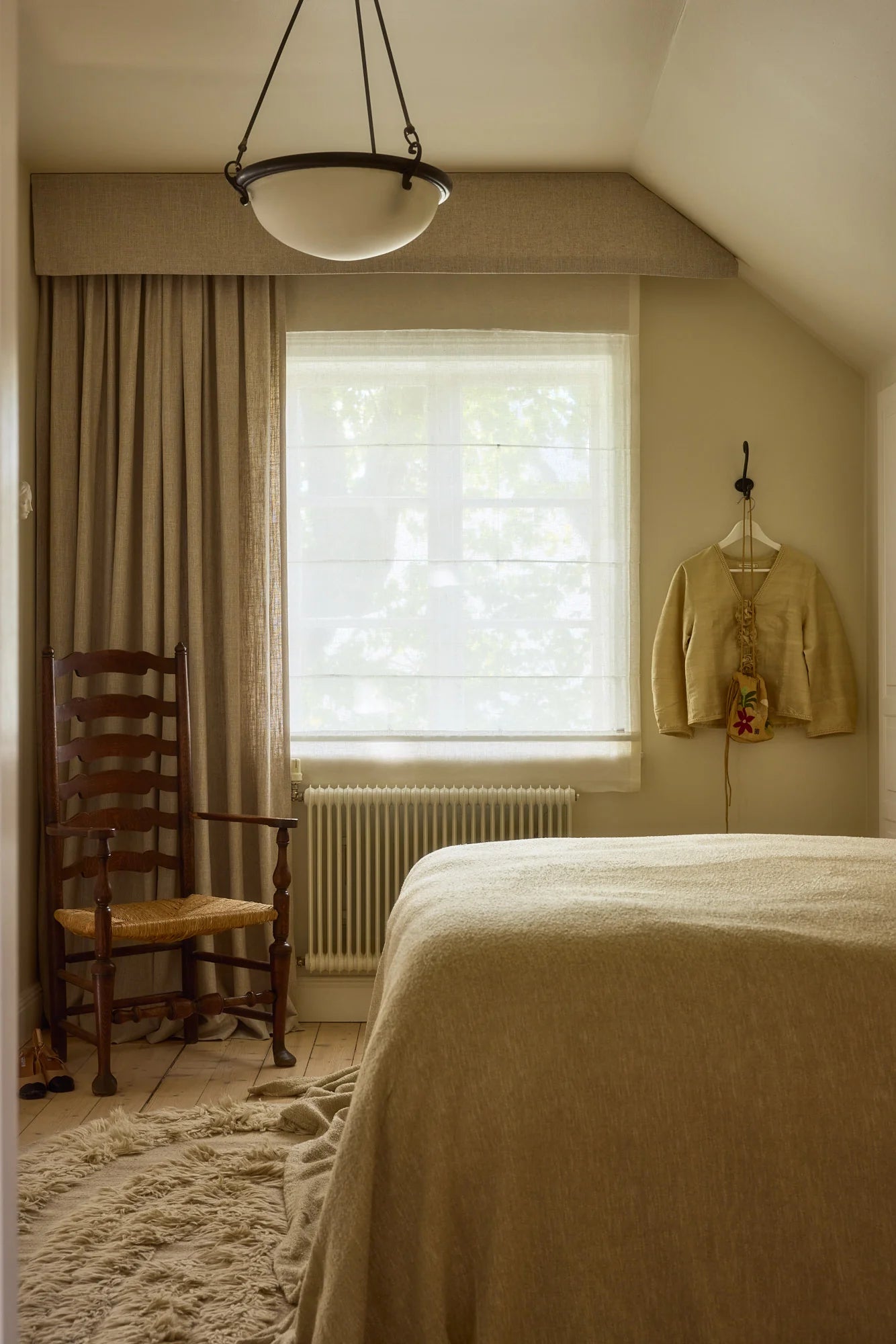 Vevd lingardin fra Gotain i farge sand