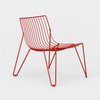 Tio Easy Chair fra Massproductions i fargen Pale Red.