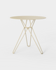 Spisebordet Tio Dining Table Ø75 cm fra Massproductions i fargen Ivory