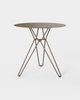 Spisebordet Tio Dining Table Ø75 cm fra Massproductions i fargen Pale Brown