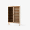 Trace Cabinet i dobbel utgave i naturfarget eik.