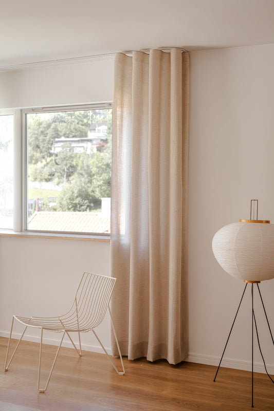 Wavegardinen ull Wool, farge Sand 04