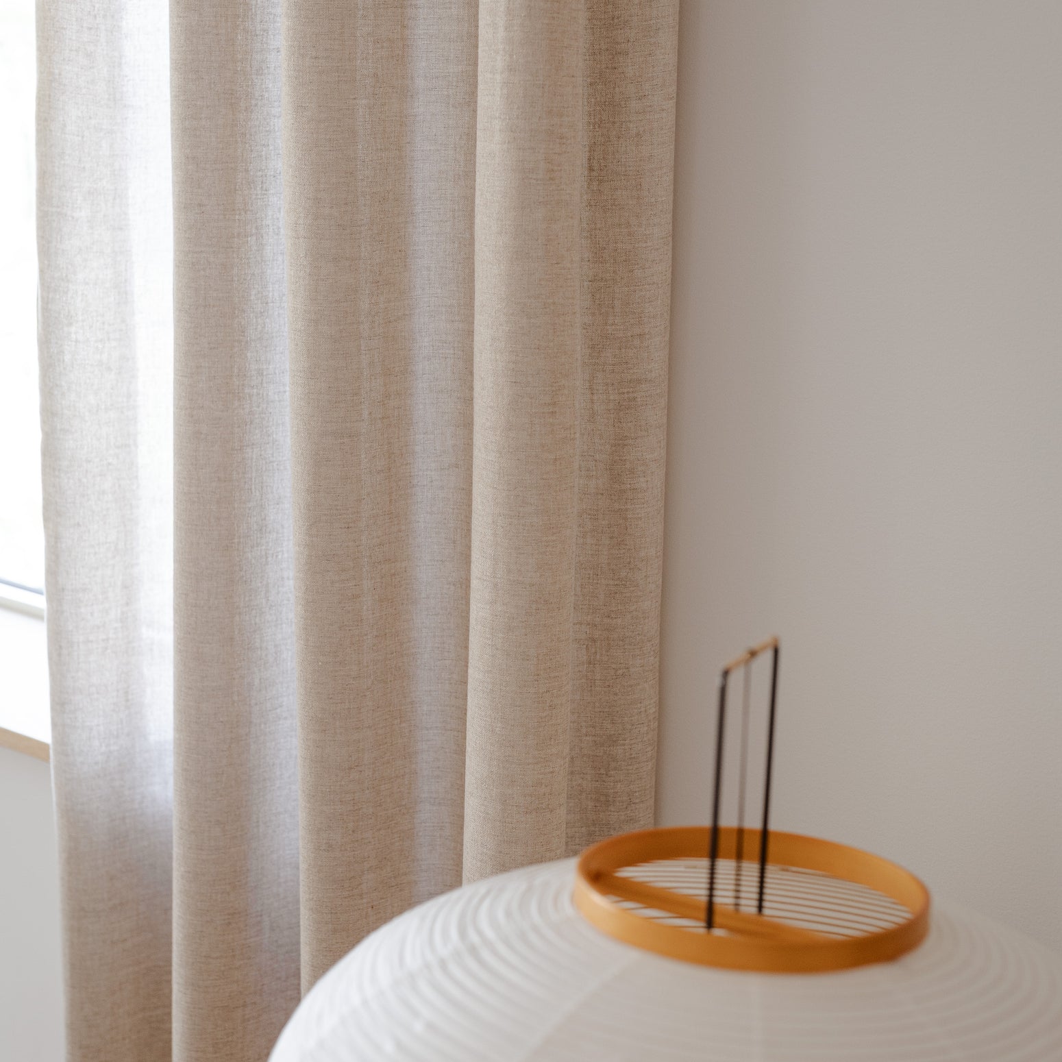 Wavegardinen ull Wool, farge Sand 04