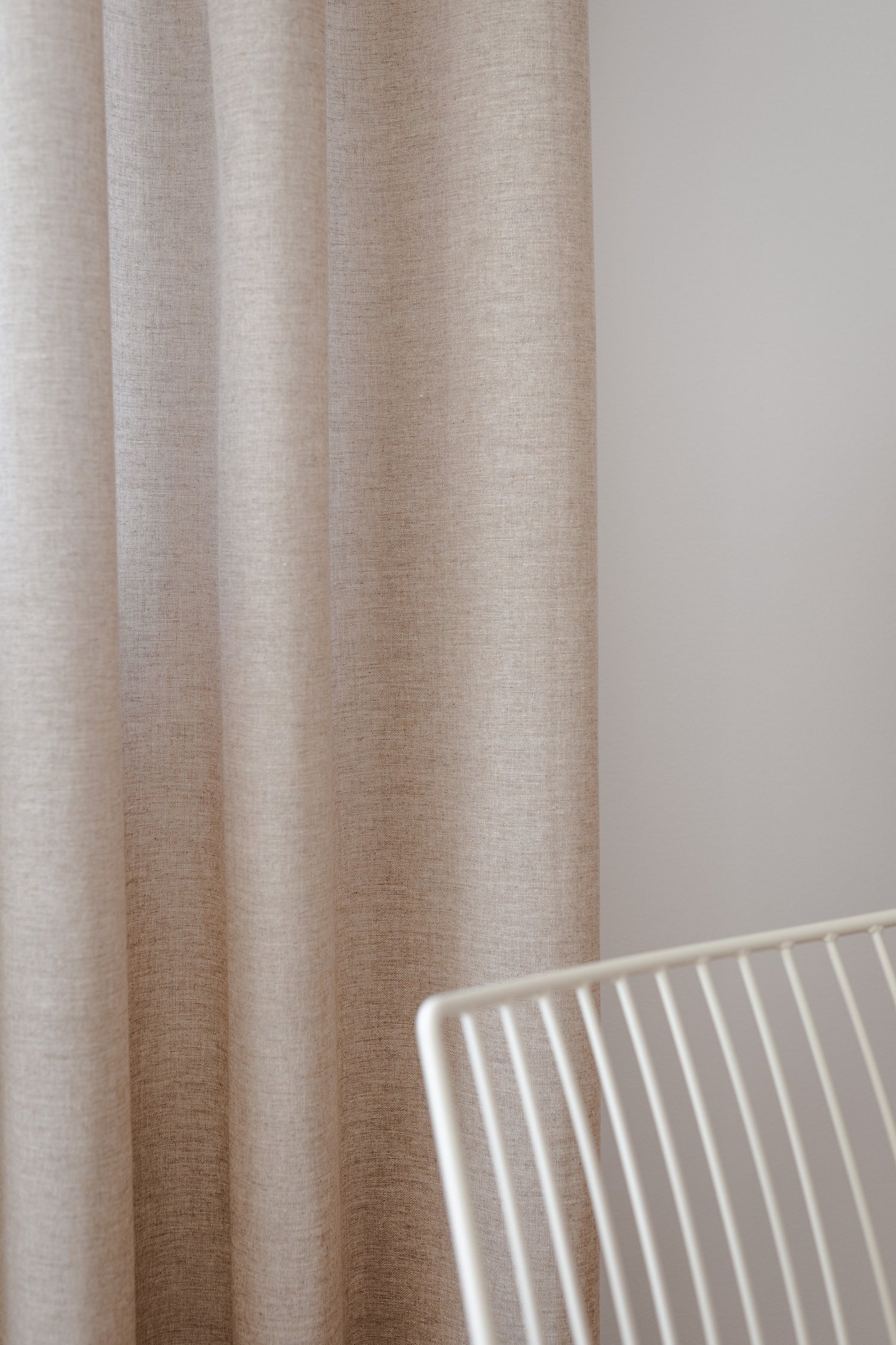 Gardin ull Wool fra OsloDeco, i fargen Sand 04