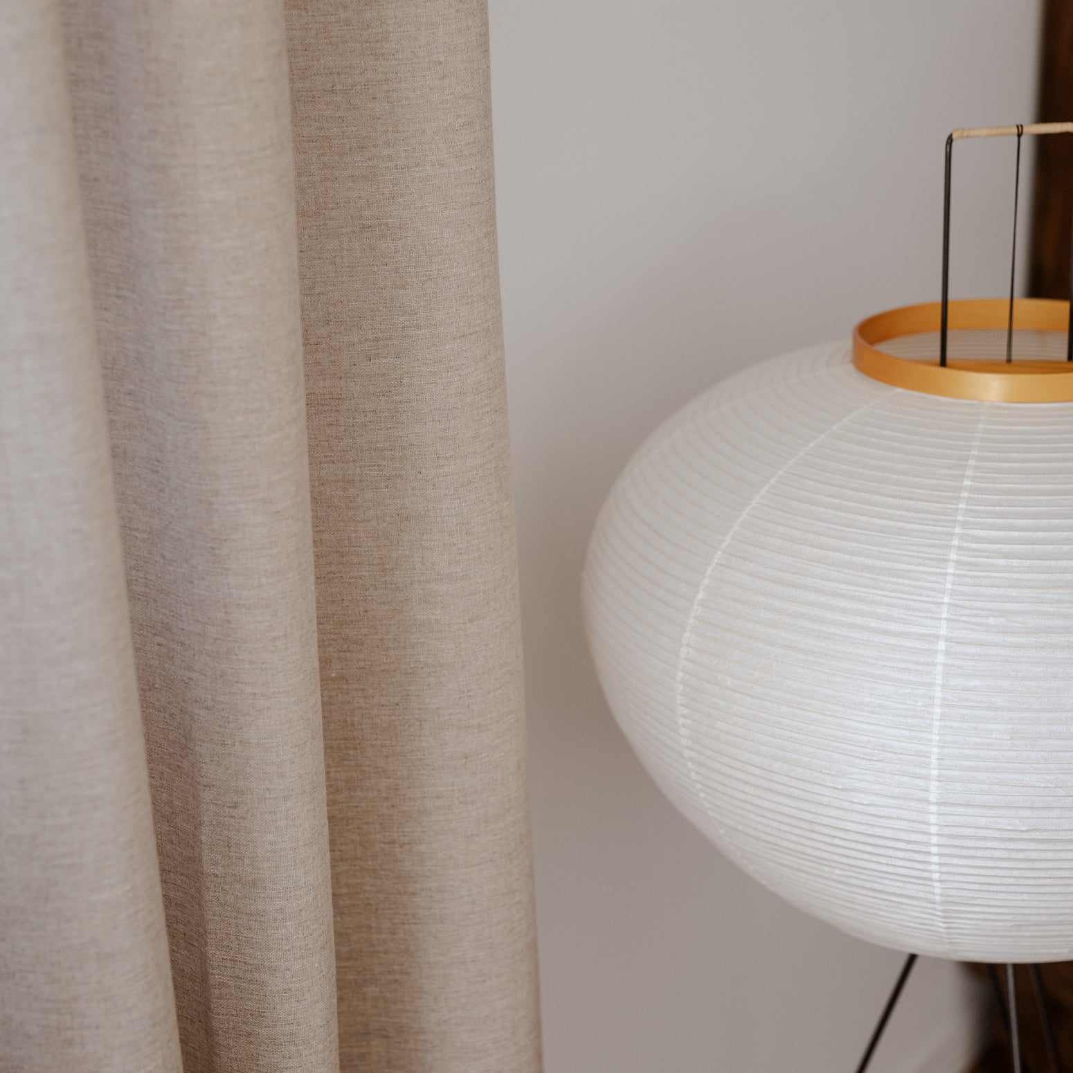 Gardin ull Wool fra OsloDeco, i fargen Sand 04