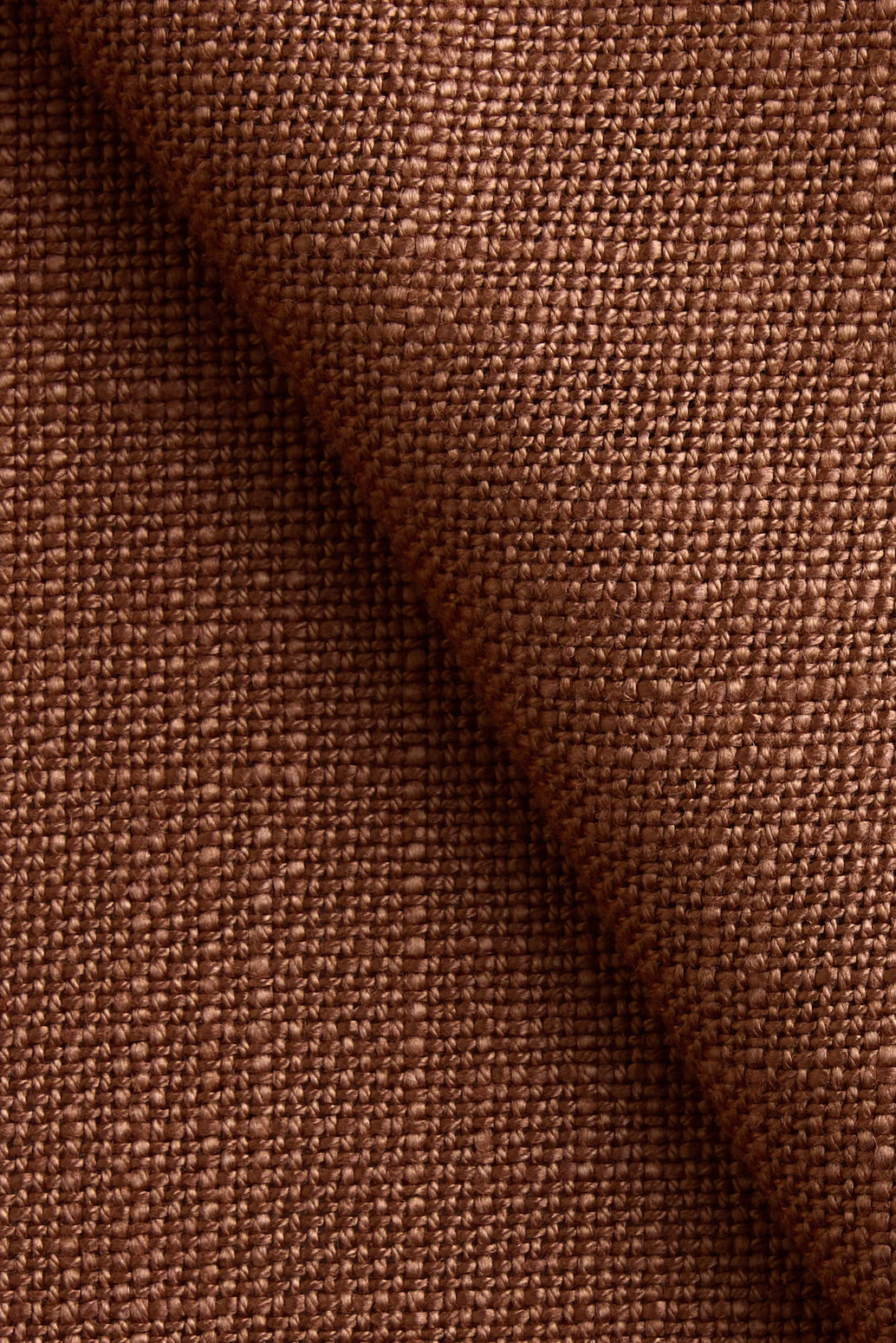 Vevd lin fra Gotain i farge Terrakotta