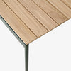 Spisebord Ville AV26 fra &tradition i størrelse 90x220 cm i fargen Bronze Green.
