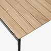 Spisebord Ville AV25 fra &tradition i størrelse 90x150 cm i fargen Warm Black.