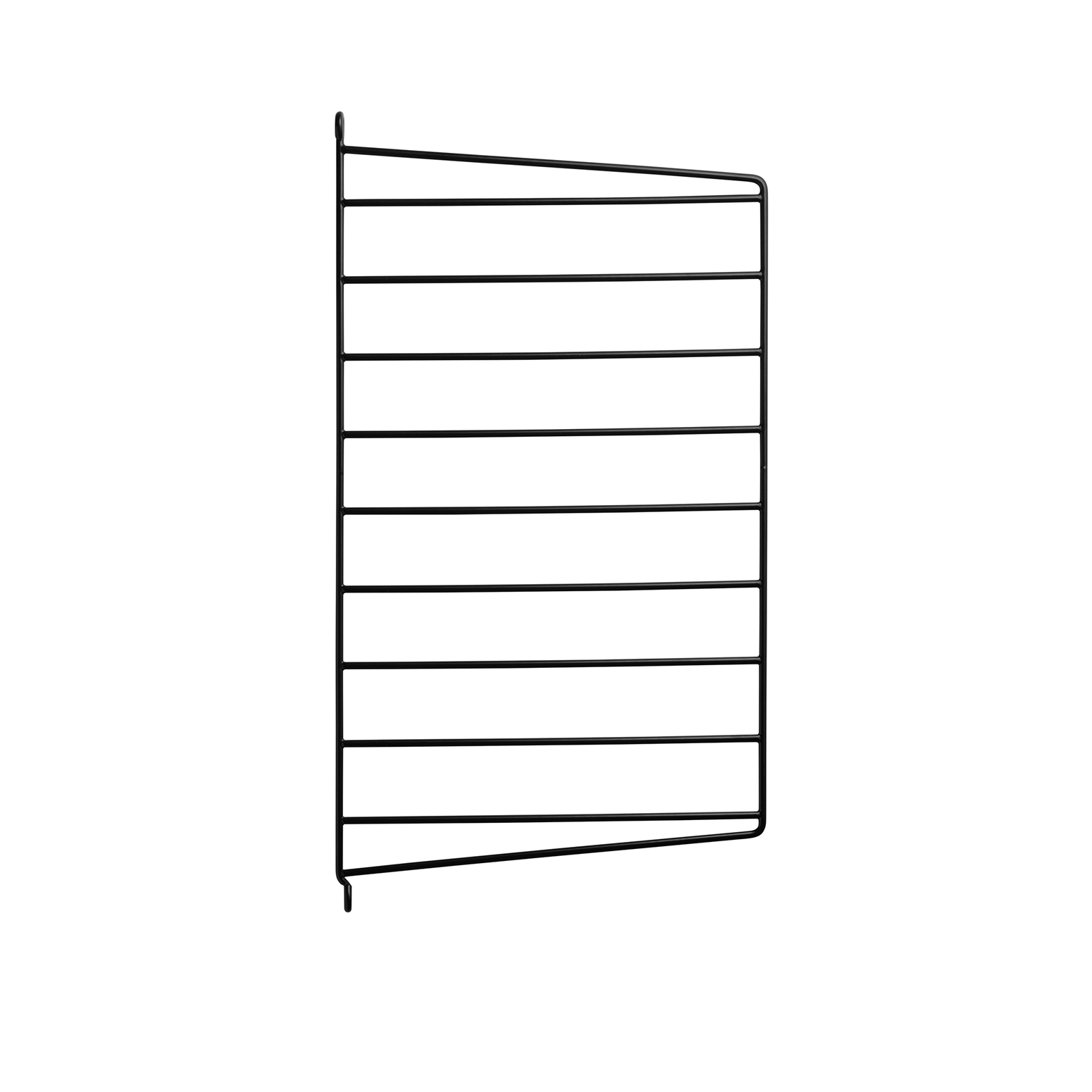 Veggfeste Wire H50xD30 cm i svart.