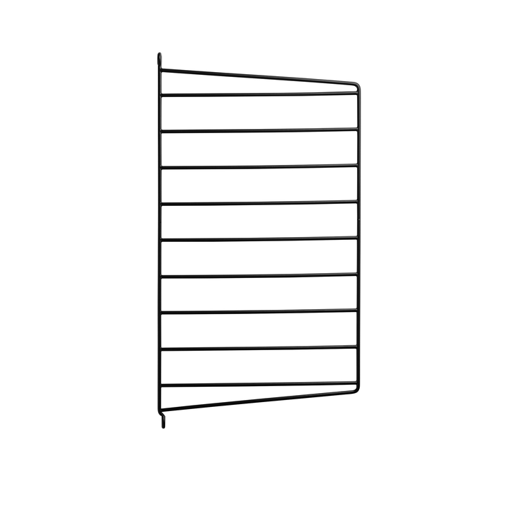 Veggfeste Wire H50xD30 cm i svart.
