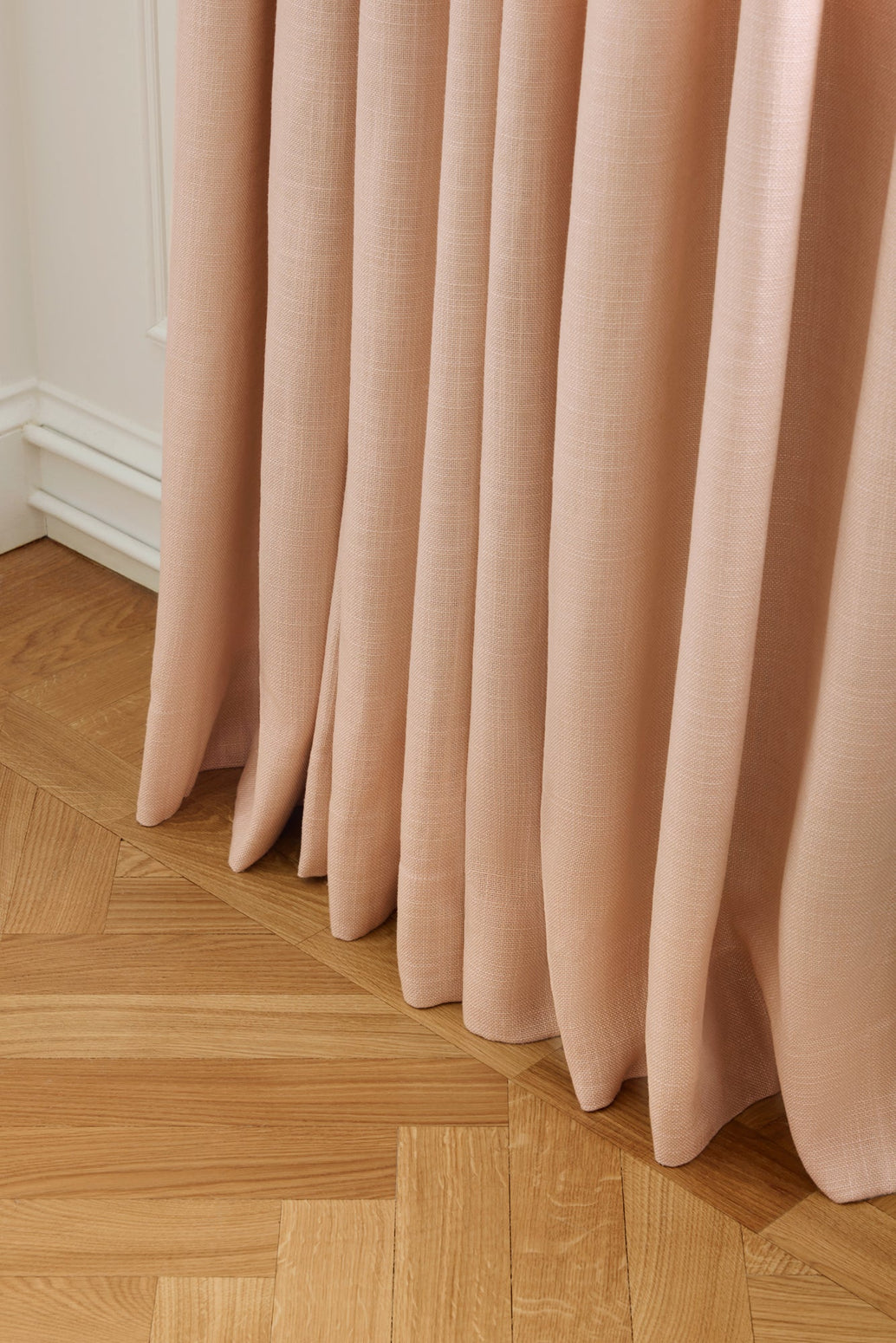 Vevd lingardin fra Gotain i farge rosa / Dusty Pink
