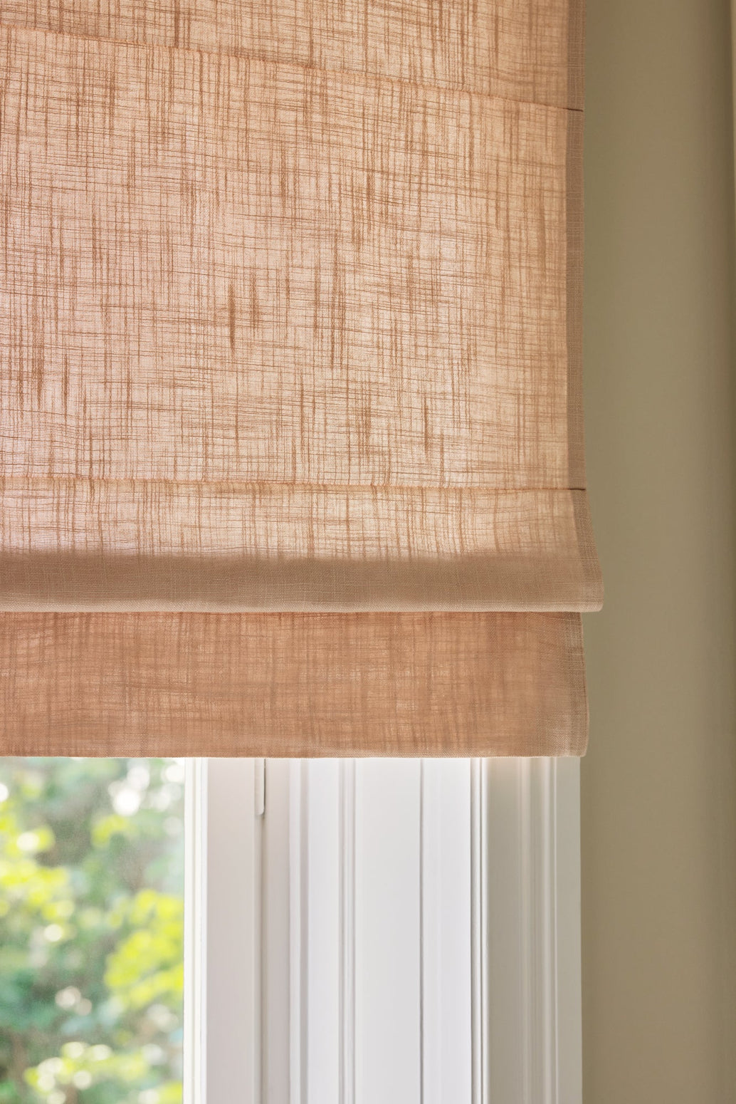 Liftgardin vevd lin fra Gotain i fargen rosa / Dusty Pink