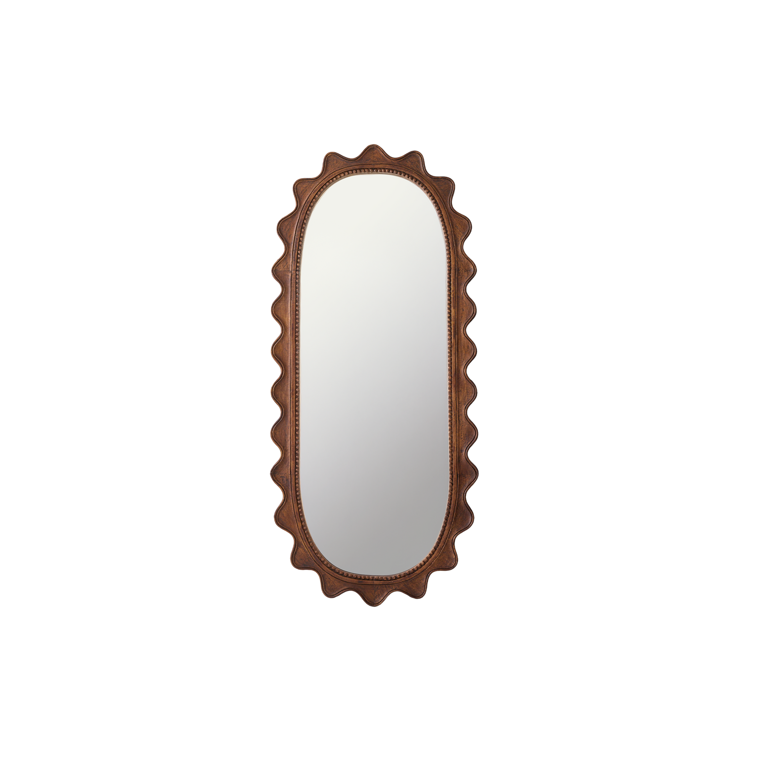 Speil Wooden Ripple Mirror fra HKliving.
