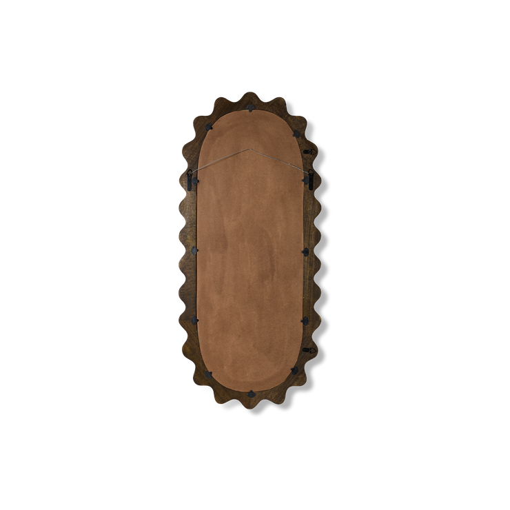 Speil Wooden Ripple Mirror fra HKliving.