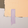 Maleri i ramme Abstract Painting Mustard/ Nude 100 x 120 cm