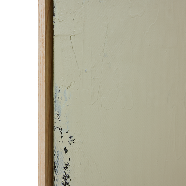 Maleri i ramme Abstract Painting Olive/ Nude 100 x 120 cm