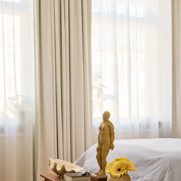 Mørkleggende lingardin fra Gotain i farge Benhvit