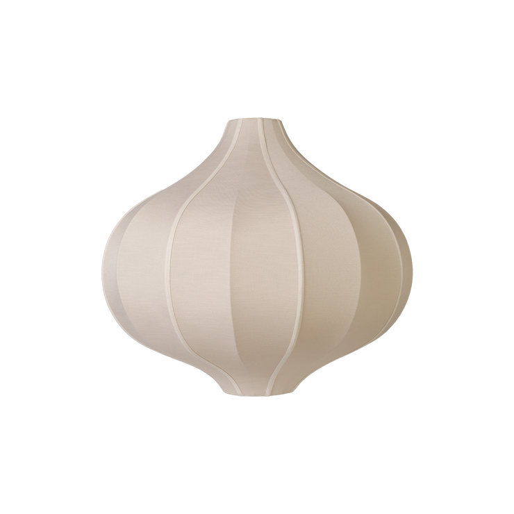 Stor lampeskjerm Raw Sand Onion fra Oi Soi Oi i størrelse 58,5 x 54 cm.