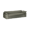 Sofa Nomad Couch fireseter (305 cm) fra HKliving. Tekstil: Linen - Army Green