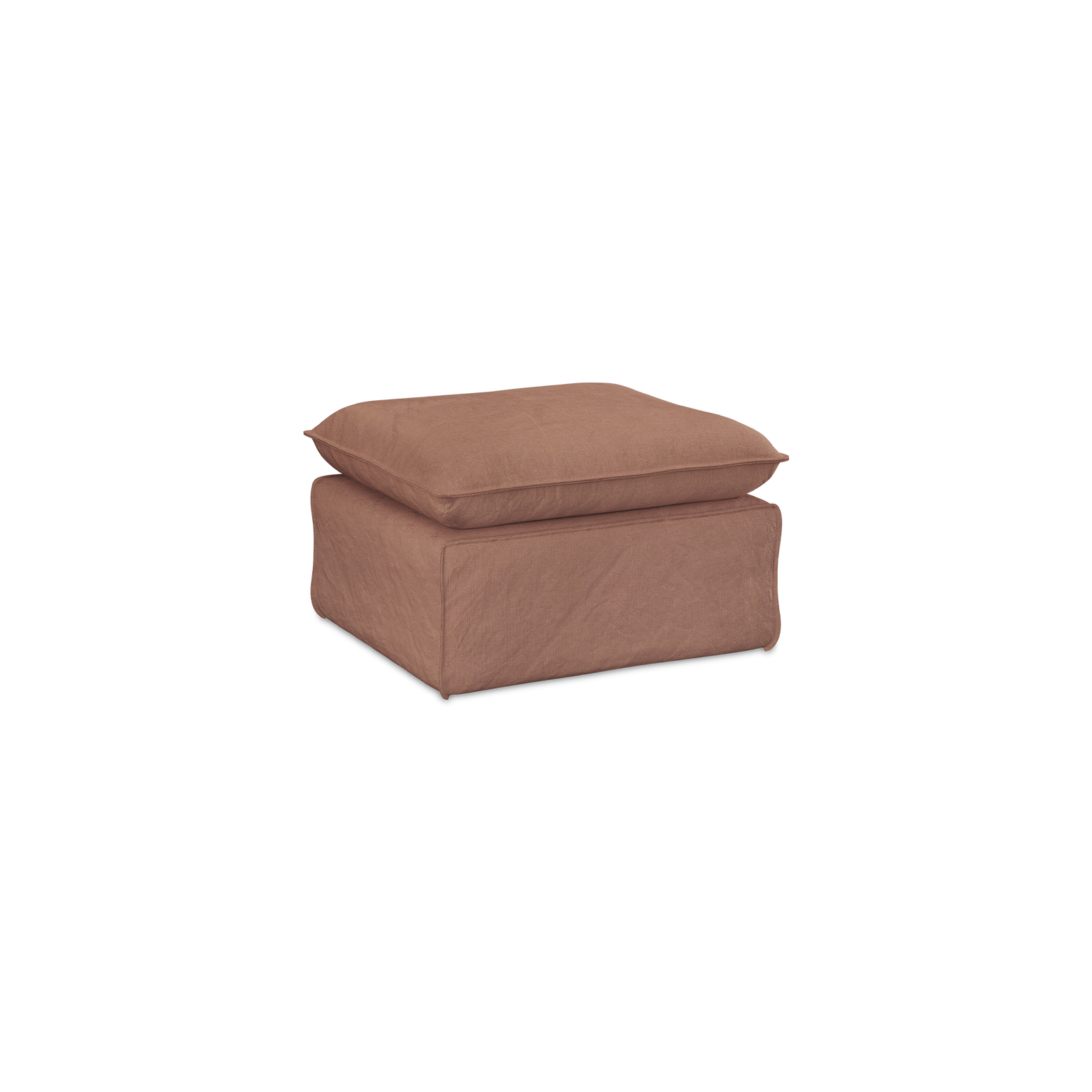 Puff Nomad Hocker fra HKliving. Tekstil: Linen - Dusty Rose
