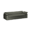 Sofa Nomad Couch fireseter (305 cm) fra HKliving. Tekstil: Wander - Army Green