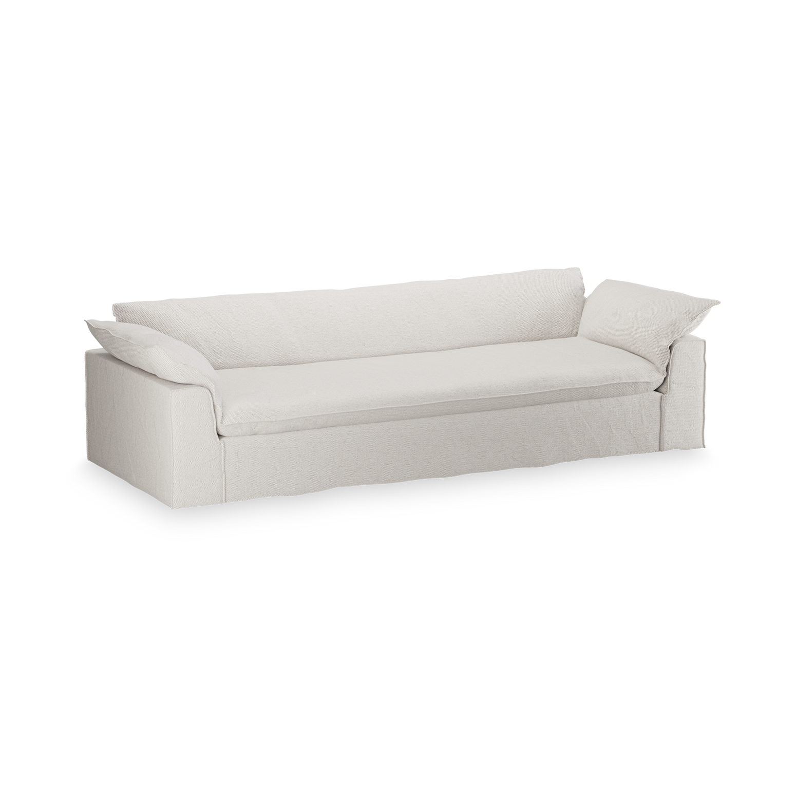 Sofa Nomad Couch fireseter (305 cm) fra HKliving. Tekstil: Cosy - Beige