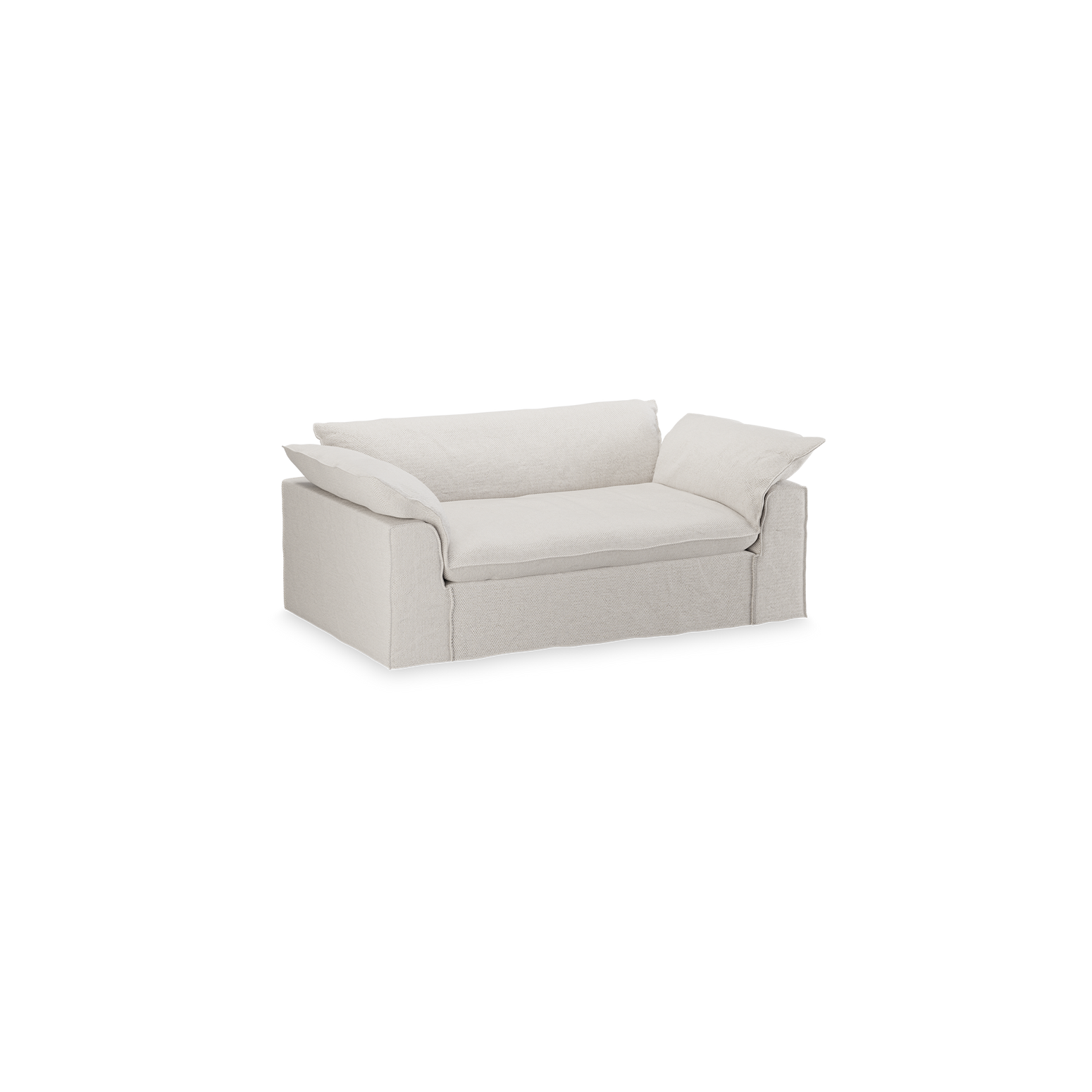 Sofa Nomad Couch toseter (204 cm) fra HKliving. Tekstil: Cosy - Beige