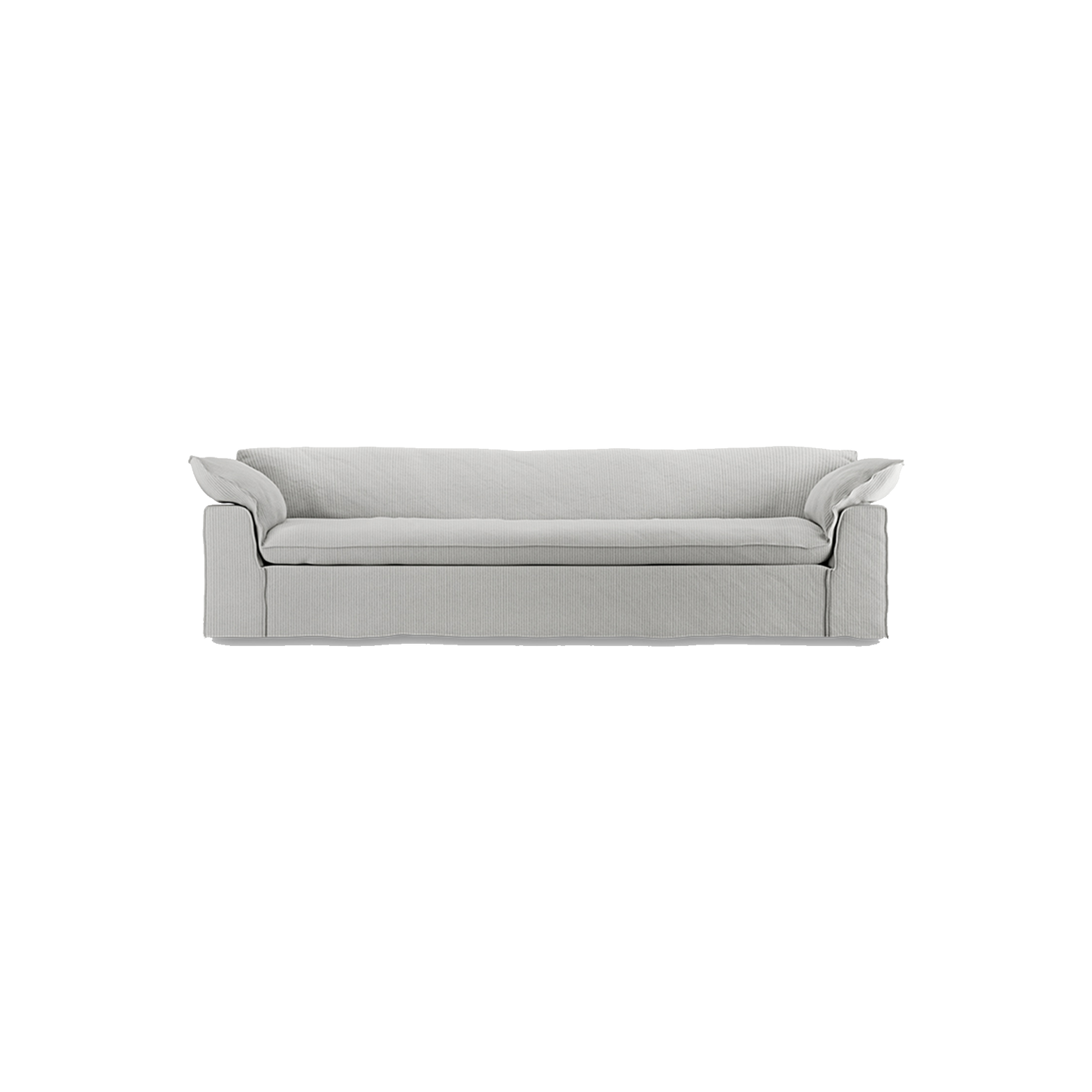 Sofa Nomad Couch fireseter (305 cm) fra HKliving. Tekstil Corduroy Rib - Cream