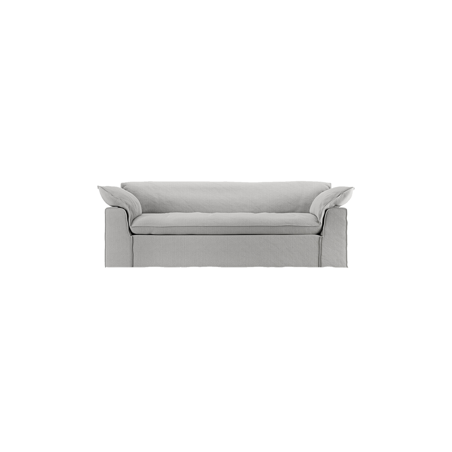 Sofa Nomad Couch treseter (244 cm) fra HKliving. Tekstil Corduroy Rib - Cream