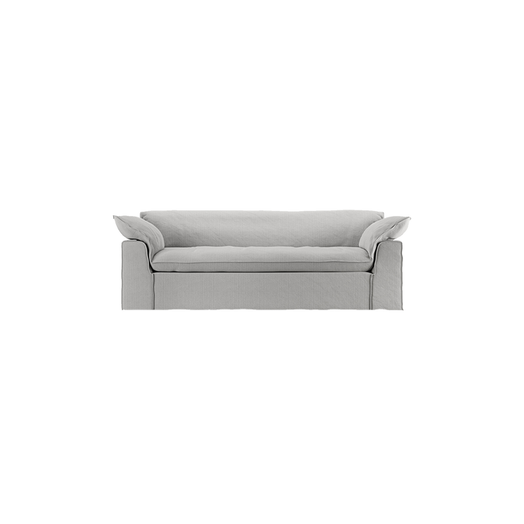 Sofa Nomad Couch treseter (244 cm) fra HKliving. Tekstil Corduroy Rib - Cream