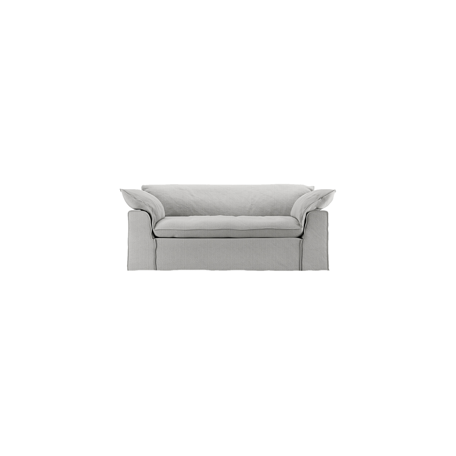 Sofa Nomad Couch 2-seter (204 cm) fra HKliving i tekstilet Corduroy Rib - Cream