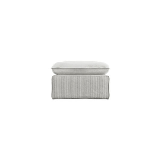 Puff Nomad Hocker fra HKliving. Tekstil: Corduroy Rib - Cream