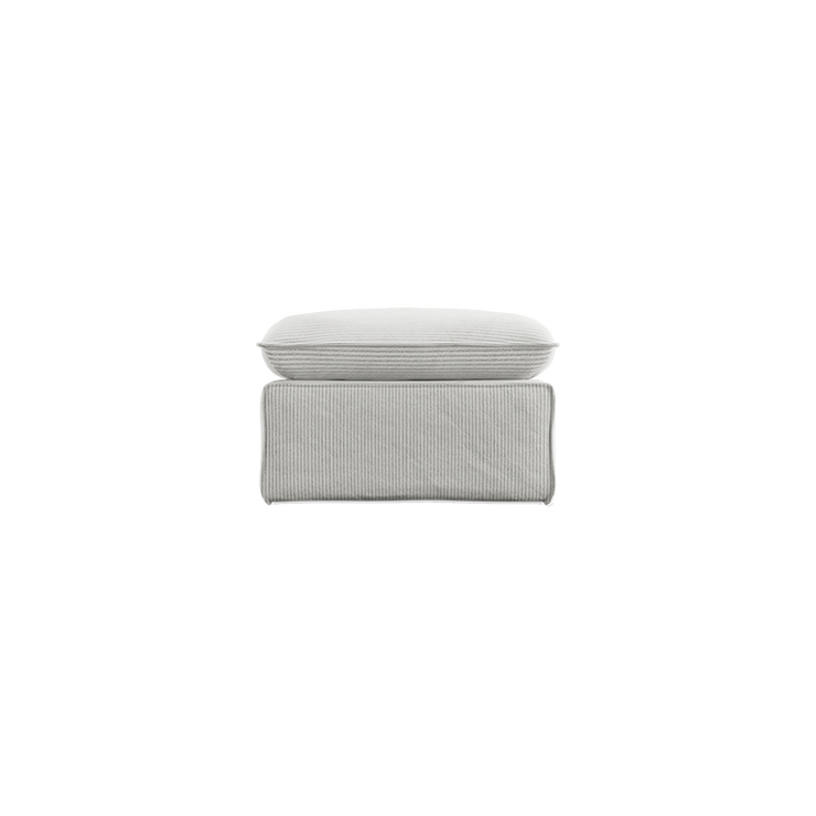 Puff Nomad Hocker fra HKliving. Tekstil: Corduroy Rib - Cream