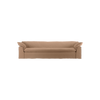 Sofa Nomad Couch fireseter (305 cm) fra HKliving.  Tekstil: Corduroy Rib - Brown