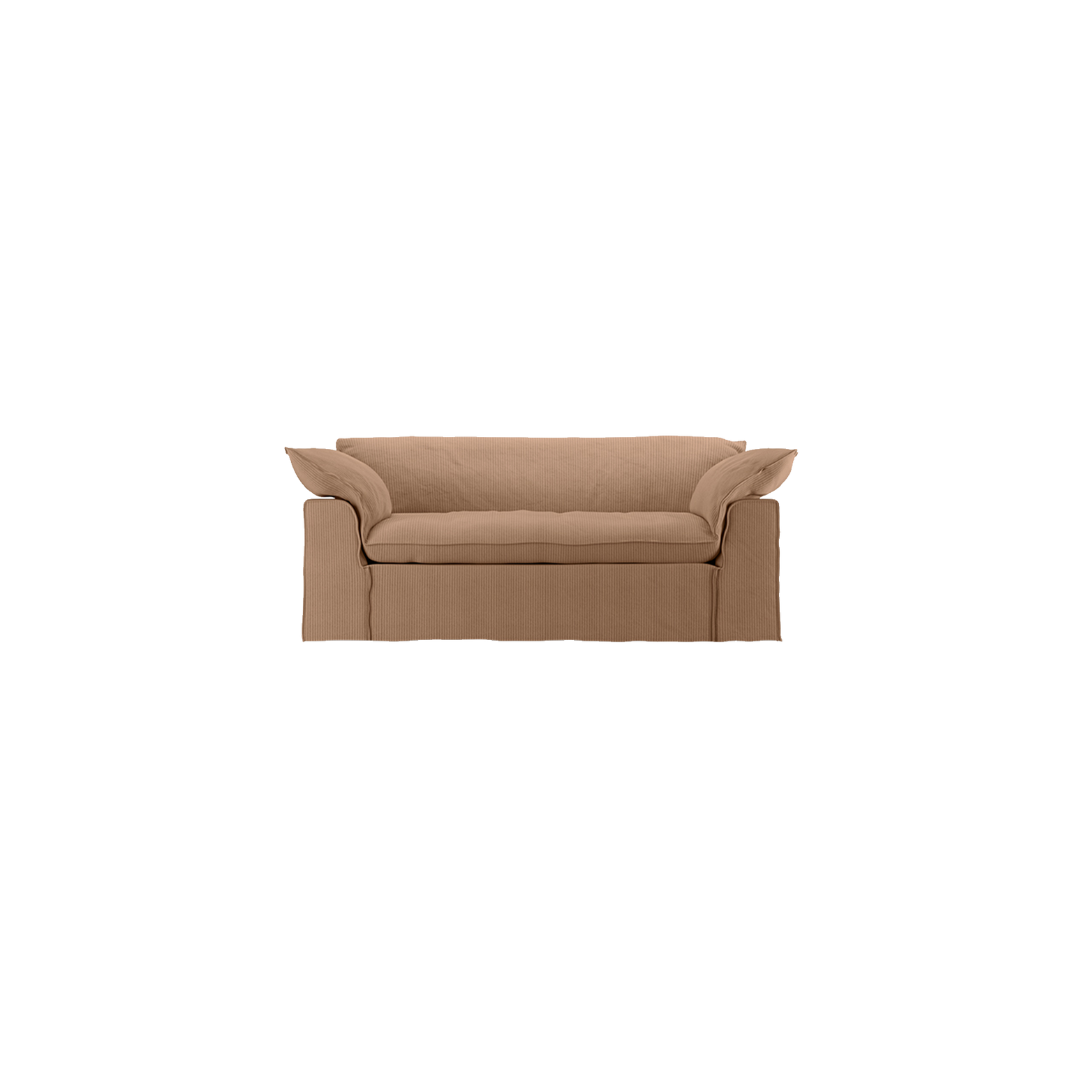 Sofa Nomad Couch toseter (204 cm) fra HKliving. Tekstil: Corduroy Rib - Brown