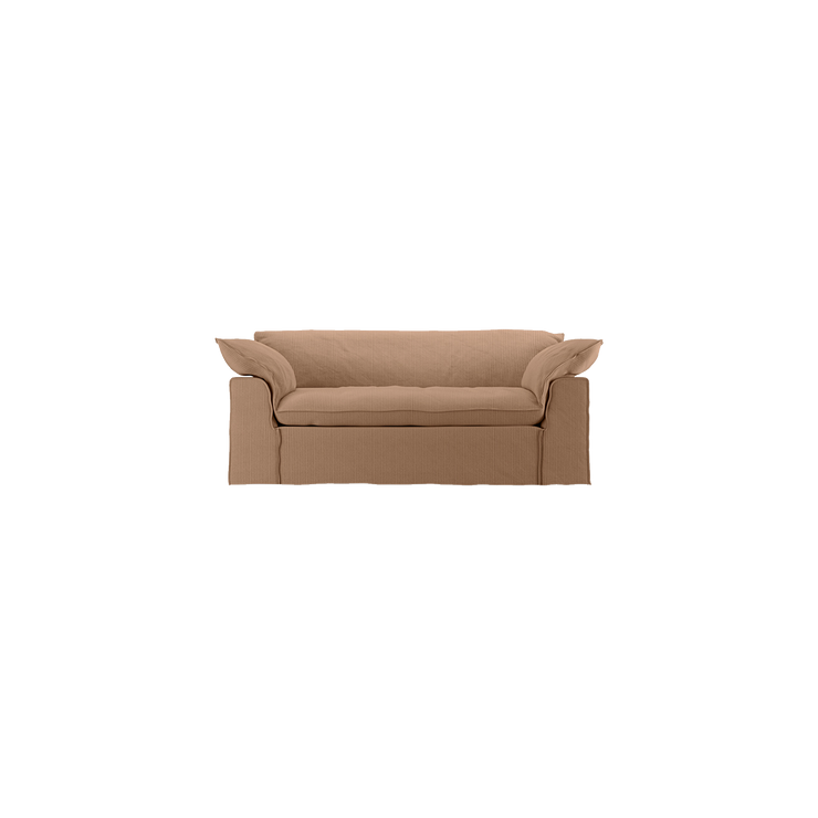 Sofa Nomad Couch toseter (204 cm) fra HKliving. Tekstil: Corduroy Rib - Brown