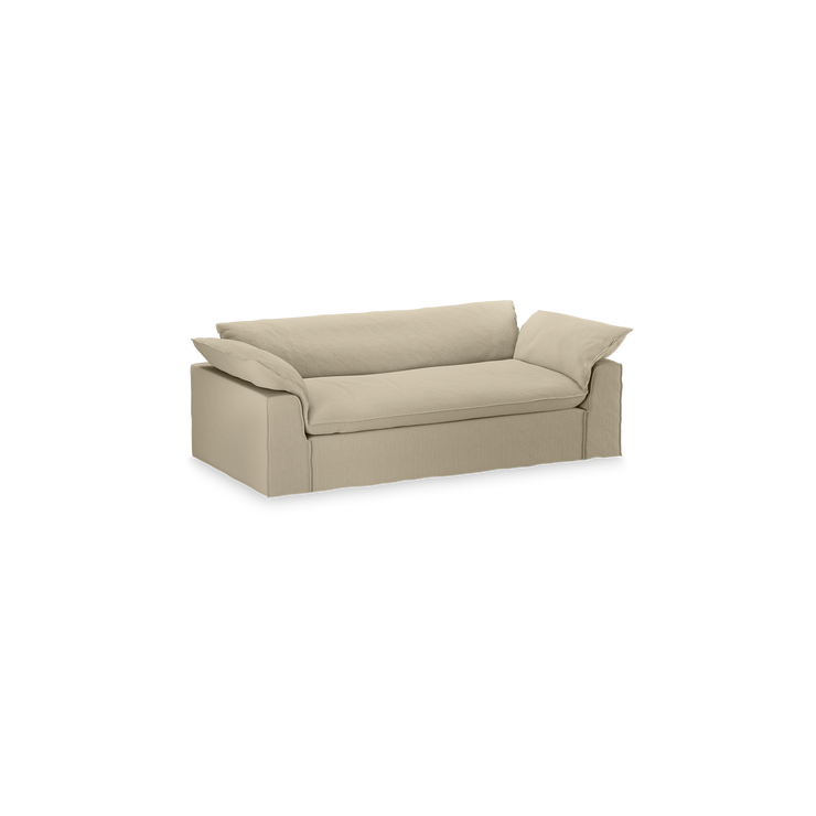 Sofa Nomad Couch treseter (244 cm) fra HKliving. Tekstil Corduroy Rib - Hay