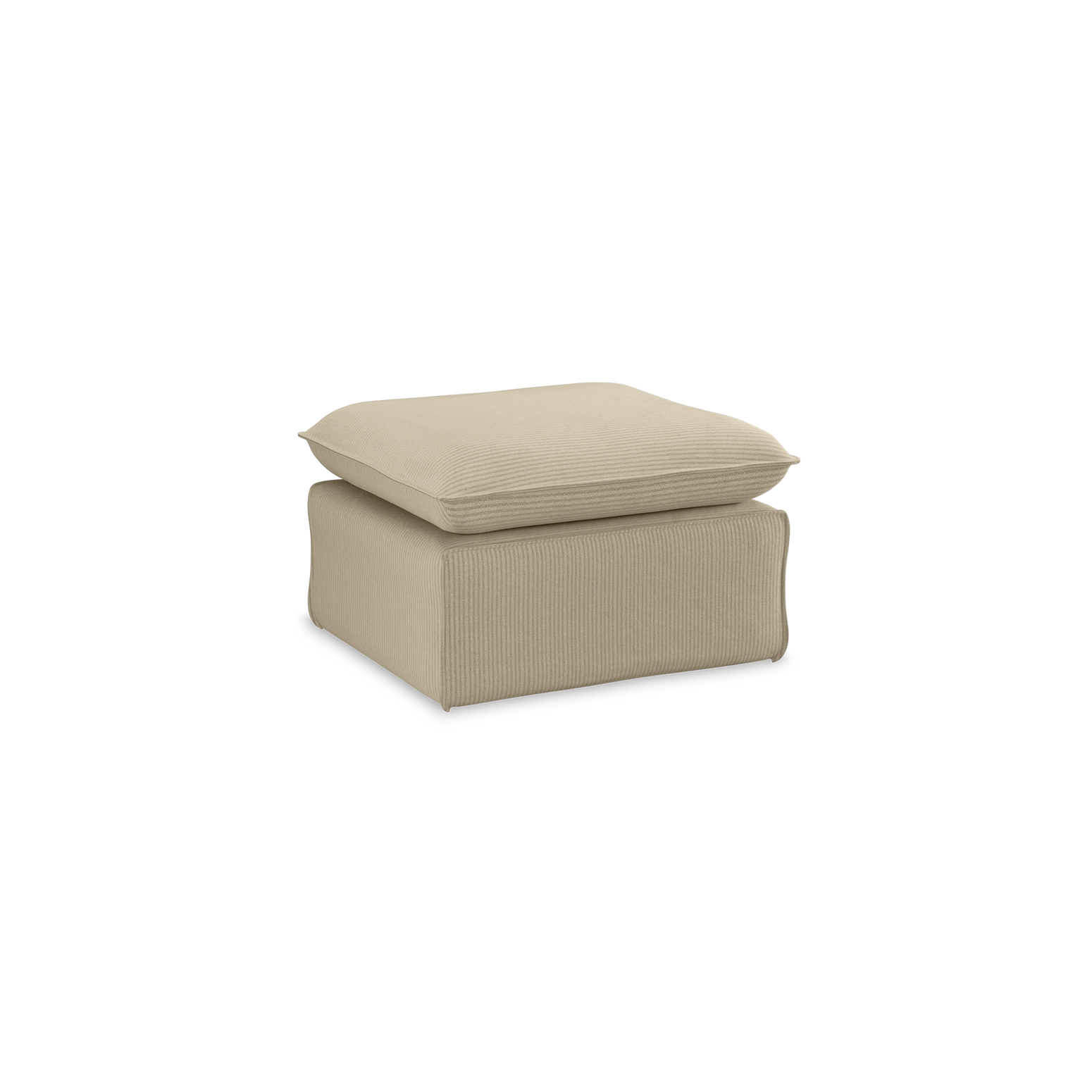 Puff Nomad Hocker fra HKliving. Tekstil: Corduroy Rib - Hay