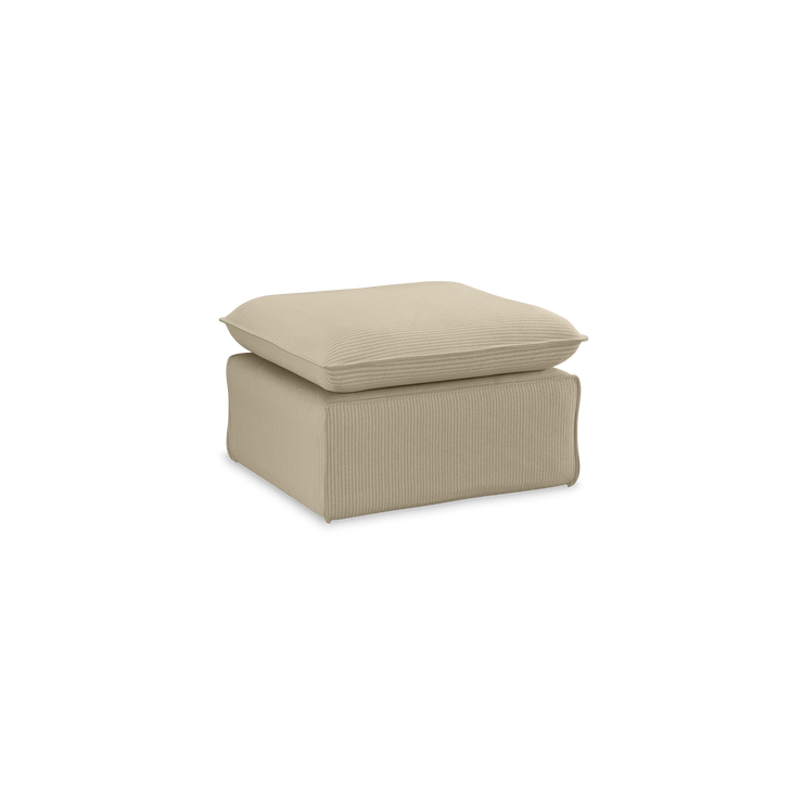 Puff Nomad Hocker fra HKliving. Tekstil: Corduroy Rib - Hay