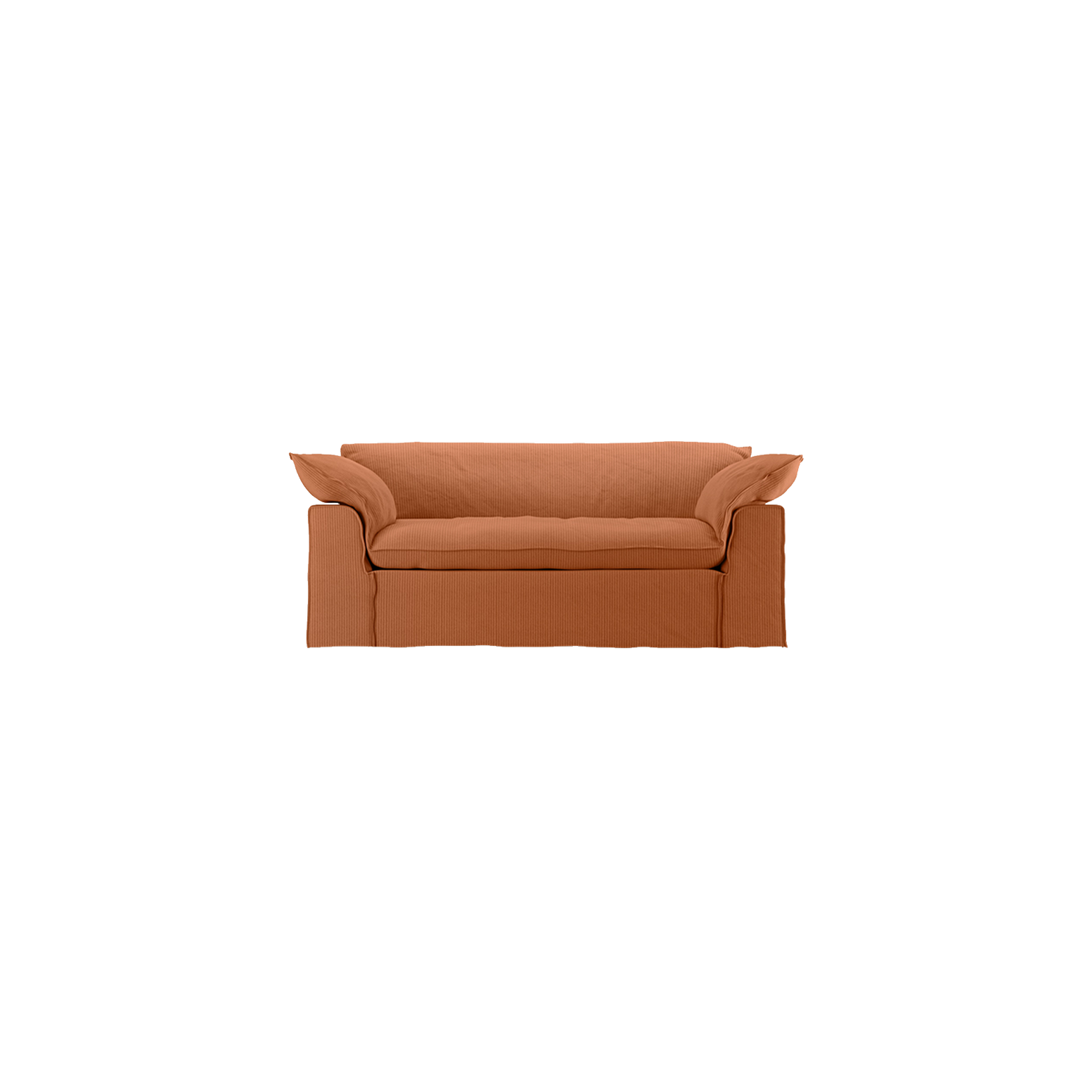 Sofa Nomad Couch toseter (204 cm) fra HKliving. Tekstil Corduroy Rib - Dusty Orange
