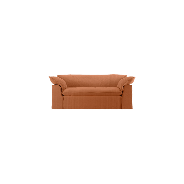 Sofa Nomad Couch toseter (204 cm) fra HKliving. Tekstil Corduroy Rib - Dusty Orange